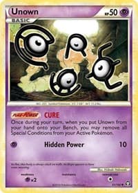 Unown - Triumphant - Pokemon card