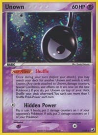 Unown (!) - EX Unseen Forces - Pokemon card