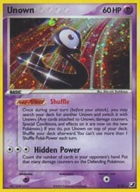 Unown (B) - EX Unseen Forces - Pokemon card