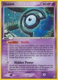 Unown (C) - EX Unseen Forces - Pokemon card