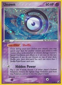 Unown (D) - EX Unseen Forces - Pokemon card