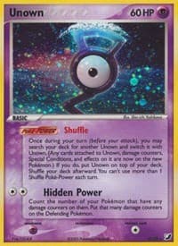 Unown (G) - EX Unseen Forces - Pokemon card