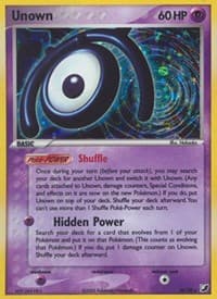 Unown (M) - EX Unseen Forces - Pokemon card