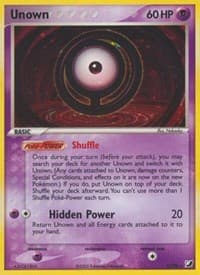 Unown (O) - EX Unseen Forces - Pokemon card