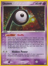 Unown (P) - EX Unseen Forces - Pokemon card