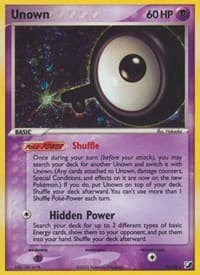 Unown (Q) - EX Unseen Forces - Pokemon card