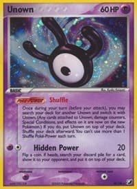 Unown (W) - EX Unseen Forces - Pokemon card
