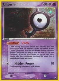 Unown (Y) - EX Unseen Forces - Pokemon card