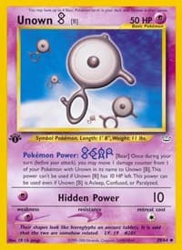 Unown [B] - Neo Revelation - Pokemon card