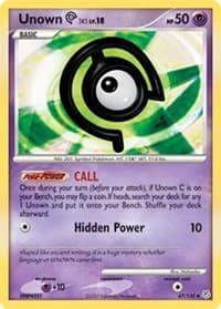 Unown [C] - Diamond and Pearl - Pokemon card