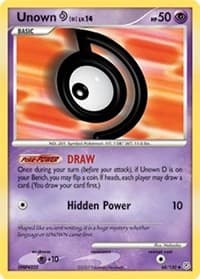 Unown [D] - Diamond and Pearl - Pokemon card