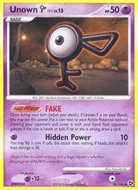 Unown [F] - Great Encounters - Pokemon card