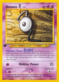 Unown [G] - Neo Destiny - Pokemon card