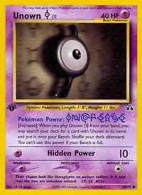 Unown [I] - Neo Discovery - Pokemon card