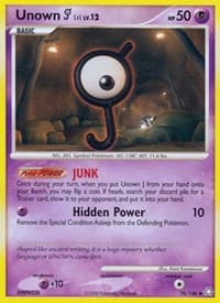 Unown (J) - Legends Awakened - Pokemon card