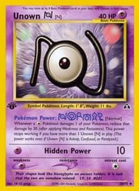 Unown [N] - Neo Discovery - Pokemon card