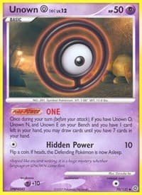 Unown [O] - Secret Wonders - Pokemon card