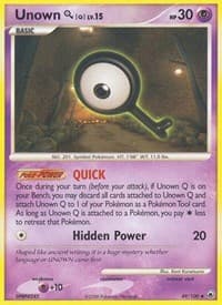 Unown [Q] - Majestic Dawn - Pokemon card