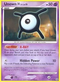 Unown [X] - Secret Wonders - Pokemon card