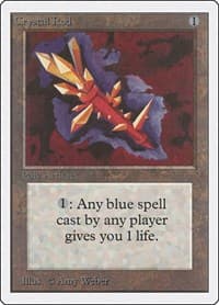 Crystal Rod - Unlimited Edition - Magic: The Gathering card