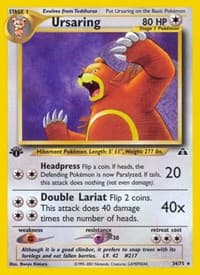 Ursaring (34) - Neo Discovery - Pokemon card