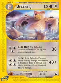 Ursaring - Skyridge - Pokemon card