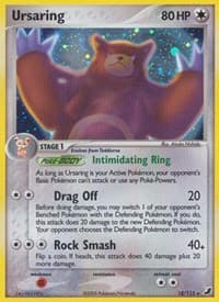 Ursaring - EX Unseen Forces - Pokemon card