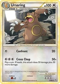 Ursaring - Unleashed - Pokemon card