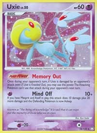 Uxie - Mysterious Treasures - Pokemon card