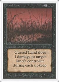 Cursed Land - Unlimited Edition - Magic: The Gathering card