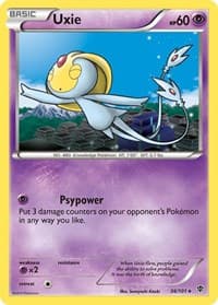 Uxie - Plasma Blast - Pokemon card