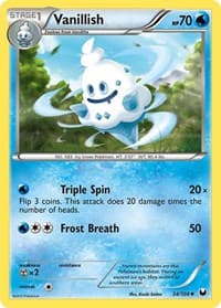 Vanillish - Dark Explorers - Pokemon card