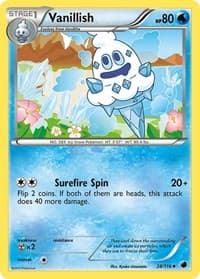 Vanillish - Plasma Freeze - Pokemon card