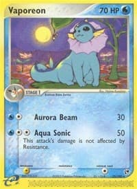 Vaporeon - EX Sandstorm - Pokemon card