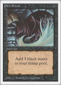 Dark Ritual - Unlimited Edition - Magic: The Gathering card