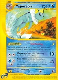 Vaporeon - Skyridge - Pokemon card