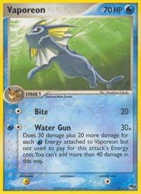 Vaporeon - POP Series 3 - Pokemon card