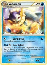 Vaporeon - Call of Legends - Pokemon card