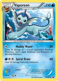 Vaporeon - Dark Explorers - Pokemon card