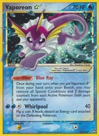 Vaporeon Star - EX Power Keepers - Pokemon card