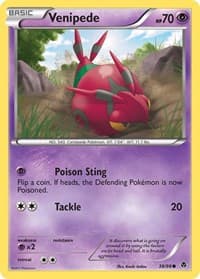 Venipede - Emerging Powers - Pokemon card