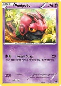 Venipede - XY Base Set - Pokemon card