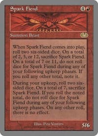 Spark Fiend - Unglued - Magic: The Gathering card