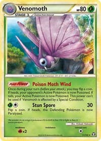 Venomoth - Triumphant - Pokemon card