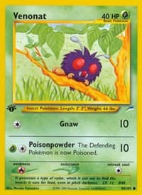 Venonat - Neo Destiny - Pokemon card