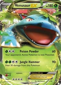 Venusaur EX - XY Base Set - Pokemon card