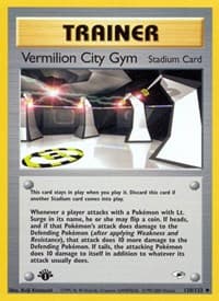 Vermilion City Gym - Gym Heroes - Pokemon card