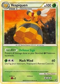 Vespiquen - Undaunted - Pokemon card