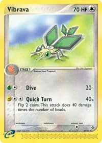 Vibrava - EX Dragon - Pokemon card