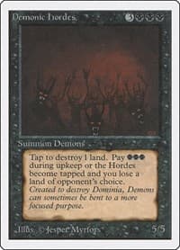 Demonic Hordes - Unlimited Edition - Magic: The Gathering card